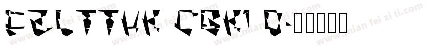 FZLTTHK CBK1 0字体转换